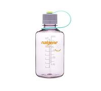 Nalgene Narrow Mouth Sustain Tritan Bottle - Eggplant, 500ml / 16oz NM Reusable Eco Friendly Everyday Drinking Drink Flask Vessel Canteen Water Juice Storage Store Recycle Plastic BPA Free