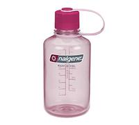 Nalgene Narrow Mouth Tritan Bottle, clear pink, 16 oz