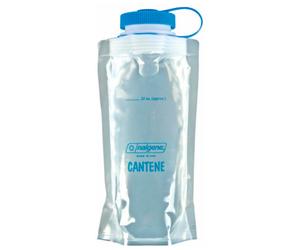 Nalgene - PE Foldable Bottle - Water bottle size 1 l, grey/white