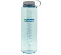 Nalgene Sustain Tritan BPA-Free Water Bottle Made with Material Derived from 50% Plastic Waste, 48 OZ, Wide Mouth, Seafoam