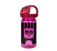 Nalgene Sustain Tritan BPA-Free Kids On The Fly Water Bottle Made with Material Derived from 50% Plastic Waste, Leak Proof, Durable, BPA Free, Carabiner Friendly, Reusable, 12 oz, Pink Panda