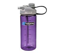 Nalgene Sustain Tritan BPA-Free MultiDrink Water Bottle Made with Material Derived from 50% Plastic Waste, 20 OZ, Purple