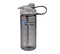 Nalgene Sustain Tritan BPA-Free MultiDrink Water Bottle Made with Material Derived from 50% Plastic Waste, 20 OZ, Gray