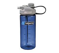 Nalgene Sustain Tritan BPA-Free MultiDrink Water Bottle Made with Material Derived from 50% Plastic Waste, 20 OZ, Blue