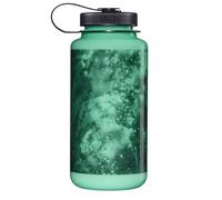 Nalgene Sustain Tritan BPA-free water bottle made from material derived from 50% plastic waste (using ISCC certified mass balance), 32 oz, wide mouth, Glo Wyld worms