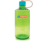 Nalgene Sustain Tritan BPA-Free Water Bottle Made with Material Derived from 50% Plastic Waste, 32 OZ, Narrow Mouth, Pear