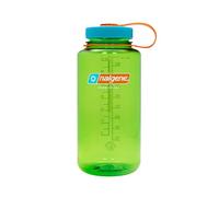 Nalgene Sustain Tritan BPA-Free Water Bottle Made with Material Derived from 50% Plastic Waste, 32 OZ, Wide Mouth, Pear