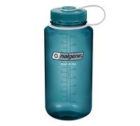 Nalgene Sustain Tritan BPA-Free Water Bottle Made with Material Derived from 50% Plastic Waste, 32 OZ, Wide Mouth, Cadet