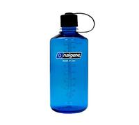 Nalgene Sustain Tritan BPA-Free Water Bottle Made with Material Derived from 50% Plastic Waste, 32 OZ, Narrow Mouth, Slate Blue
