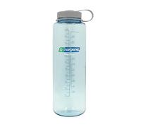 Nalgene Sustain Tritan BPA-Free Water Bottle Made with Material Derived from 50% Plastic Waste, 48 OZ, Wide Mouth, Seafoam