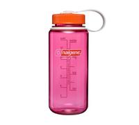Nalgene Sustain Tritan BPA-Free Water Bottle Made with Material Derived from 50% Plastic Waste (Using ISCC Certified Mass Balance), 16 OZ, Wide Mouth, Thrill & Motion (Fuchsia Purple)