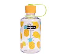 Nalgene Sustain Tritan BPA-Free Water Bottle Made with Material Derived from 50% Plastic Waste (using ISCC certified mass balance), 16 OZ, Narrow Mouth, Pineapple