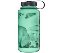 Nalgene Sustain Tritan BPA-Free Water Bottle Made with Material Derived From 50% Plastic Waste (using ISCC certified mass balance), 32 OZ, Wide Mouth, Glo Wyld Mushrooms