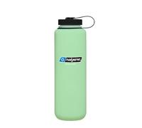 Nalgene Sustain Tritan BPA-Free Water Bottle Made with Material Derived from 50% Plastic Waste (Using ISCC Certified Mass Balance), 48 OZ, Wide Mouth, Glow Green
