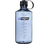 Nalgene Tritan 16-Ounce Narrow Mouth BPA-Free Water Bottle, Grey w Black