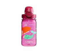 Nalgene Sustain Tritan BPA-Free Kids On The Fly Water Bottle Made with Material Derived from 50% Plastic Waste (Using ISCC Certified Mass Balance), Leak Proof, Durable, BPA Free, Carabiner Friendly