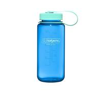Nalgene Water Bottle - Lightweight Sustain Tritan BPA-Free Shatterproof Bottle for Backpacking, Hiking, Gym, 16 OZ, Wide Mouth, Cornflower Blue