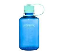 Nalgene Water Bottle - Lightweight Sustain Tritan BPA-Free Shatterproof Bottle for Backpacking, Hiking, Gym, 16 OZ, Narrow Mouth, Cornflower Blue