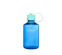 Nalgene Water Bottle - Lightweight Sustain Tritan BPA-Free Shatterproof Bottle for Backpacking, Hiking, Gym, 16 OZ, Narrow Mouth, Cornflower Blue