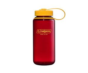 Nalgene Water Bottle - Lightweight Sustain Tritan BPA-Free Shatterproof Bottle for Backpacking, Hiking, Gym, 16 OZ, Wide Mouth, Laker