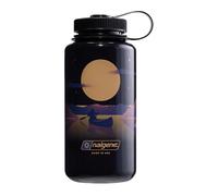 Nalgene Water Bottle 'WH Sustain' - 1 Litre Large Drinking Opening Optimal to Clean Landscape Moonset