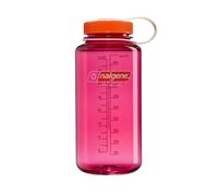 Nalgene Leak Proof Tritan BPA Free Water Bottle - 9.5oz Wide Mouth - Made in USA for Outdoor Use and Daily Hydration - Tension and Motion (Fuchsia Purple)
