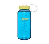 Nalgene Wide Mouth 500ml Tritan Renew Water Bottle - Blue Atoll - Endive Cap