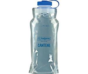 Nalgene Wide Mouth Cantene - 1.5L/48oz / Water Juice Liquid Storage Tank Bottle Flask Canteen Container Flask Hydration Hydrate Litre Rolling Roll Folding Foldable Fold Compact Pack Small Collapsing Collapsible Collapse Hiking Walking Camping Soft Bag
