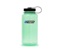 Nalgene Wide Mouth Sustain Tritan 50% Recycled Bottle - Glow Green, 1 Litre