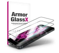 NALIA 2 x Protective Glass for Google Pixel 11 Pro XL, Transparent | Bubble-free full-surface adhesion, black frame up to the edge of the screen, reduced fingerprints, ARMORGLASSX