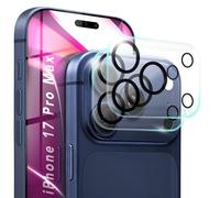 NALIA 2x Camera Lens Protector for iPhone 17 Pro Max - 9H Lens Shield & Case-Friendly - FOCUS.X2 MAX (HD Tempered Glass Clear) - German Brand