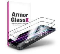 NALIA 2x Screen Protector for Samsung Galaxy S25 FE - Full Cover 9H & Case Friendly - ARMORGLASSX (Tempered Glass Film Transparent) - German Brand