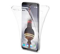 NALIA 360° Case compatible with Samsung Galaxy S8, Full Body Front & Back Soft Skin Cover, Total Protection Ultra-Thin Silicone Shock-Proof Bumper, Slim Transparent Protector Etui, Color:Transparent