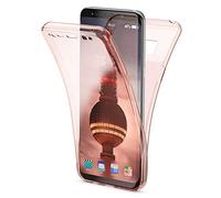 NALIA 360° Case compatible with Samsung Galaxy S8, Full Body Front & Back Soft Skin Cover, Total Protection Ultra-Thin Silicone Shock-Proof Bumper, Slim Transparent Protector Etui, Color:Rose Gold