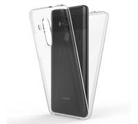 NALIA 360° Case for Huawei Mate 10 Pro - Front & Back Protection - 360GUARD (Full Body Cover) - German Brand, Color:Transparent Clear