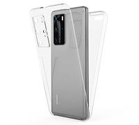 NALIA 360° Case for Huawei P40 Pro - Front & Back Protection - 360GUARD (Full Body Cover) - German Brand Clear