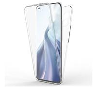 NALIA 360 Degree Cover compatible with Xiaomi Mi 11 5G Case, Transparent Full-Body Phonecase Crystal Clear with Ultra-Thin Screen Protector Front & Back Hardcase & Silicone Bumper, Complete Coverage