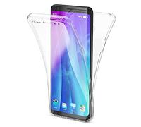 NALIA 360 Full Body Case compatible with Samsung Galaxy S9, Front & Back Soft Phone Cover, Full Protection Thin Clear Silicone Shockproof Bumper, Slim Transparent Protective Skin, Color:Transparent
