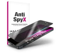 NALIA AntiSpyX compatible with Apple iPhone 17 Pro Max Glass (Discreet Privacy Screen Protector), 9H Tempered Glass, Anti-Spy Shield for Personal Privacy, Scratch Resistant, Oleophobic, Case Friendly
