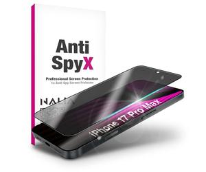NALIA AntiSpyX compatible with Apple iPhone 17 Pro Max Glass (Discreet Privacy Screen Protector), 9H Tempered Glass, Anti-Spy Shield for Personal Privacy, Scratch Resistant, Oleophobic, Case Friendly