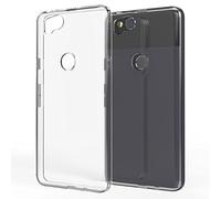 NALIA Case compatible with Google Pixel 2, Mobile Phone Back-Cover Ultra-Thin Silicone Soft Skin Protector, Shock-Proof Crystal Clear Rubber Gel Bumper Flexible Slim Transparent Protective Backcase