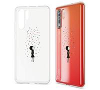 NALIA Case compatible with Huawei P30 Pro, Motif Design Ultra-Thin Silicone Pattern Cover Phone Protector Skin, Slim Shockproof Gel Bumper Protective Anti-Choc Backcover, Designs:Colorful Rain