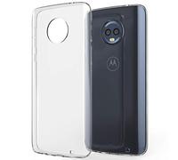 NALIA Case compatible with Motorola Moto G6 Plus, Ultra-Thin Crystal Clear Smart-Phone Silicone Back Cover, Protective Skin Soft Shock-Proof Rugged Bumper Flexible Rubber Slim Protector - Transparent