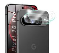 NALIA Focus.X2 MAX compatible with Google Pixel 10 Pro Glass (Clear Camera Protector), 2 Pack, 9H Tempered Glass, High Clear Transparency, Anti-Reflection, Shatterproof Lens Coverage, Case Friendly