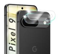 NALIA Focus.X2 MAX compatible with Google Pixel 9 Glass (2x Camera Protection), Transparent & Scratch-Resistant, Full Rear Lens Coverage, Case-Friendly, 9H Tempered Glass, Oleophobic & Dust-Repellent
