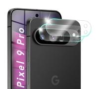 NALIA Focus.X2 MAX compatible with Google Pixel 9 Pro Glass (2x Camera Protection), 9H Hardened Scratch-Resistant Lens Cover, Ultra-Clear Tempered Glass, Smudge-Resistant, Case-Friendly, Oleophobic