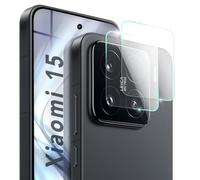 NALIA Focus.X2 MAX compatible with Xiaomi 15 Glass (2x Camera Protection), 9H Tempered Rear Lens Guard, Ultra-Clear Cam Protector, Anti-Smudge Coating, Scratch-Resistant, Case-Friendly, Dustproof Fit