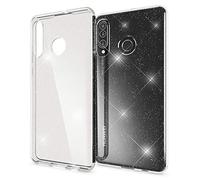 NALIA Glitter Case for Huawei P30 Lite - Sparkly Silicone Cover - DAZZLIN (Transparent & Shockproof) - German Brand