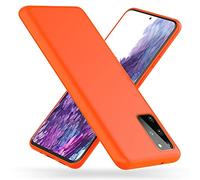 NALIA Neon Silicone Case for Samsung Galaxy S20 Plus - Soft-Touch & Signal Neon - NEONSHOCK (Matte Phone Case) - German Brand, Color:Orange