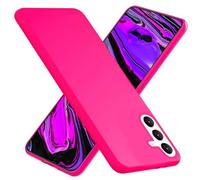 NALIA Neon Silicone Case for Samsung Galaxy S24 Plus - Soft-Touch & Signal Neon - NEONSHOCK (Matte Phone Case) - German Brand, Color:Pink
